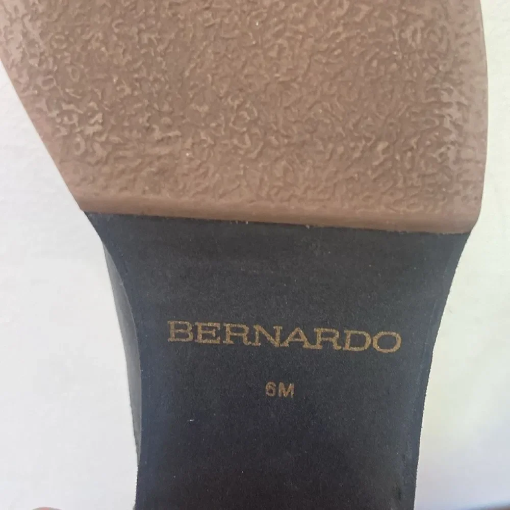 Bernardo Black and Brown Ankle Booties